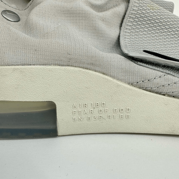 Nike Air Fear of God MOC Pure Platinum Mens Size 7 AT8086-001 - Picture 6 of 14